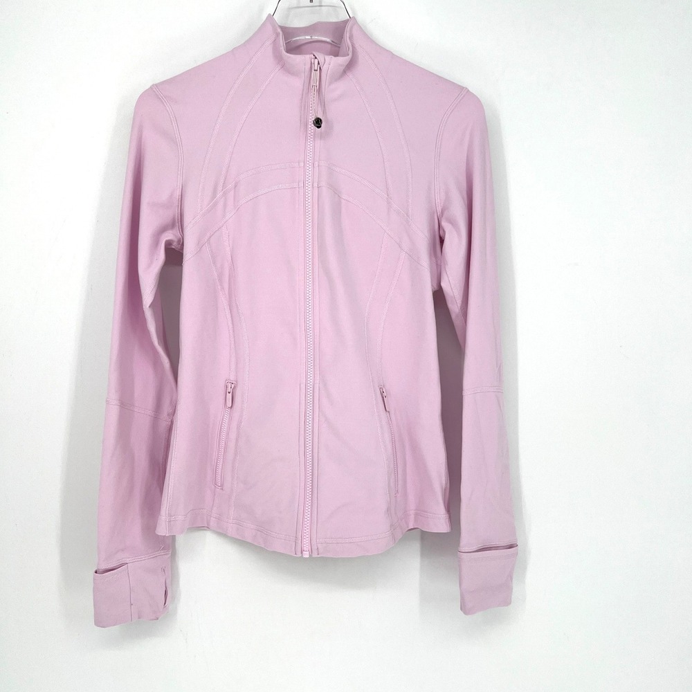Lululemon Define Jacket Light Pink Womens 8 Athleisure Workout Gym
